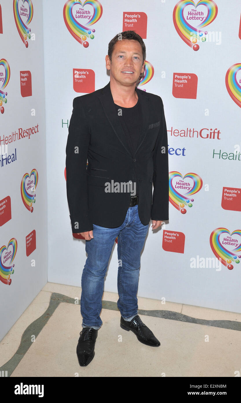 The Health Lottery reception with Simon Cowell held at Claridge's - Arrivals.  Featuring: Sid Owen Where: London, United Kingdom Stock Photo