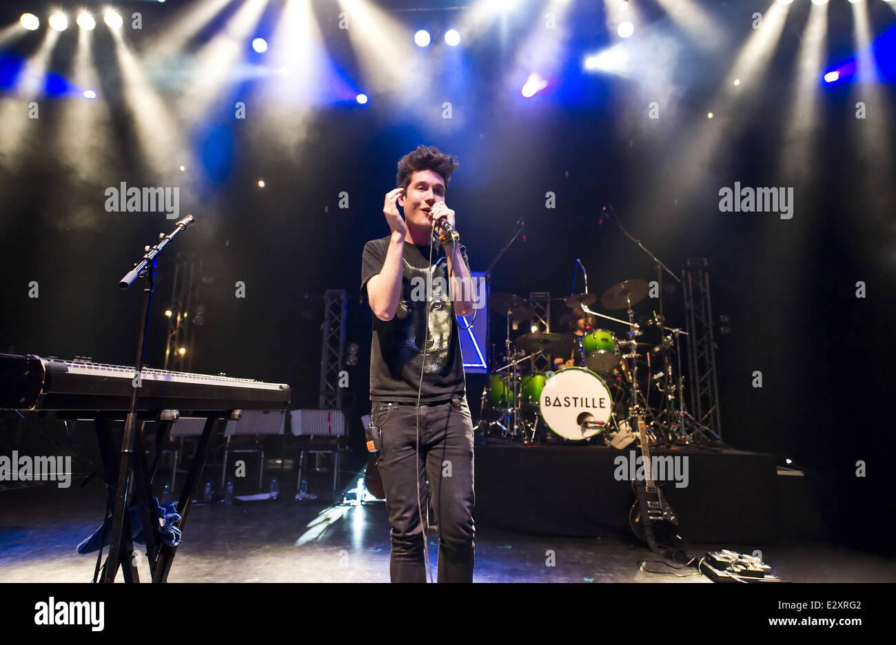 London based indiepop band Bastille performing live at Shepherds Bush