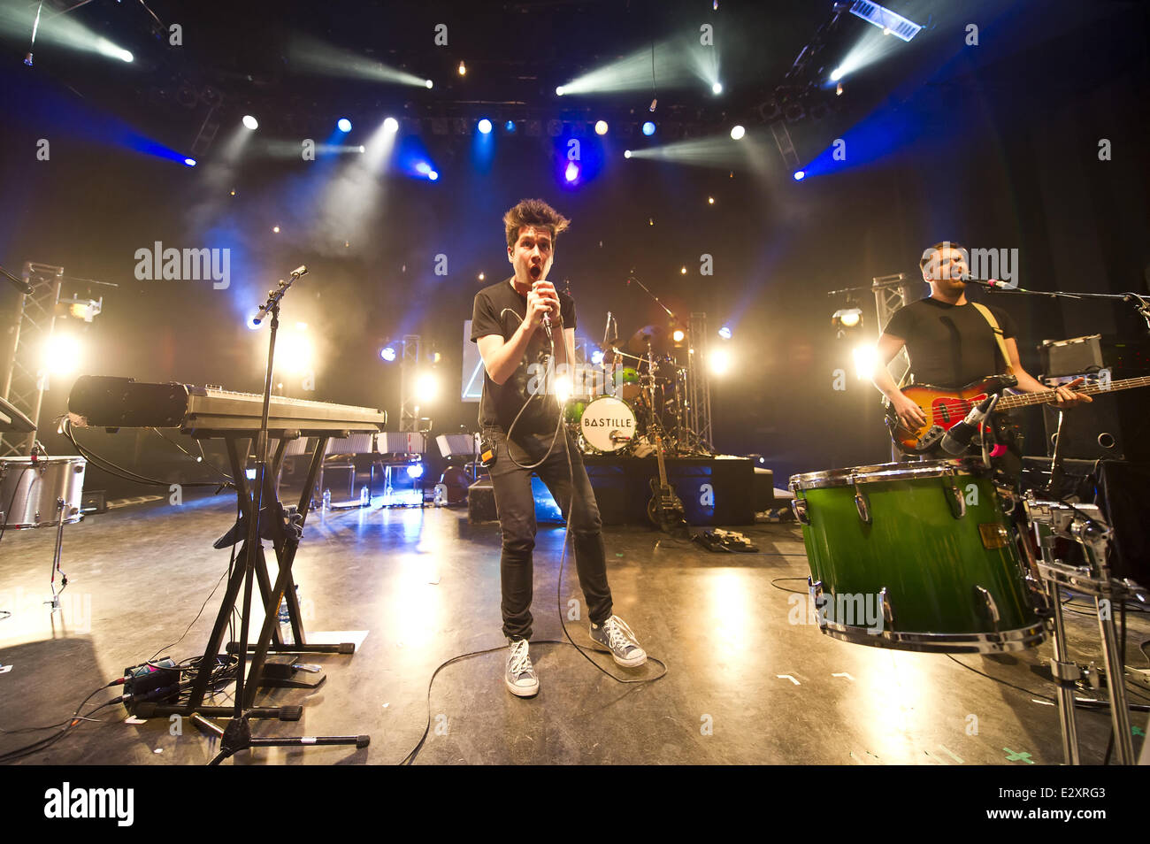 London based indiepop band Bastille performing live at Shepherds Bush