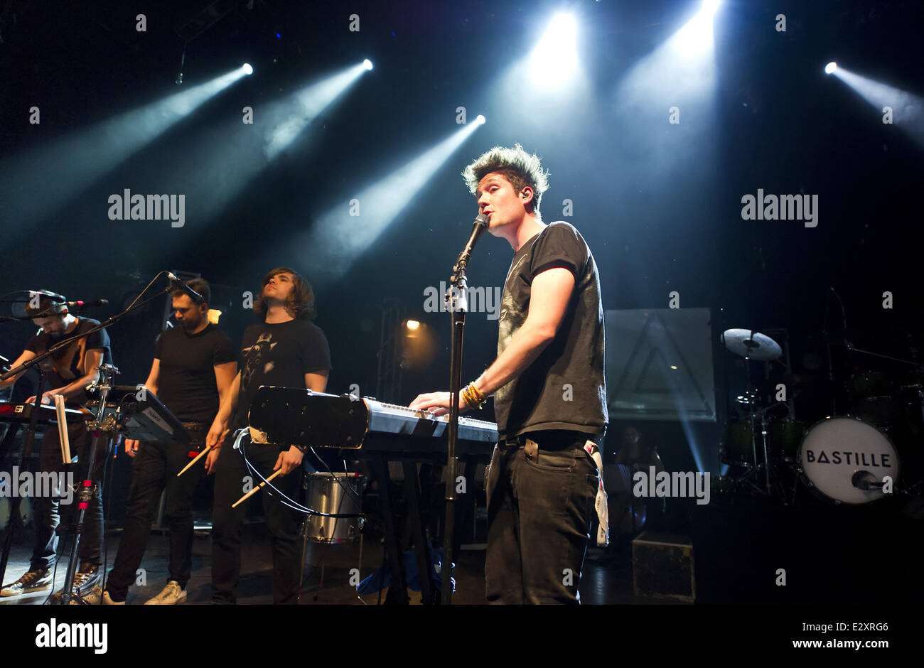 London based indiepop band Bastille performing live at Shepherds Bush