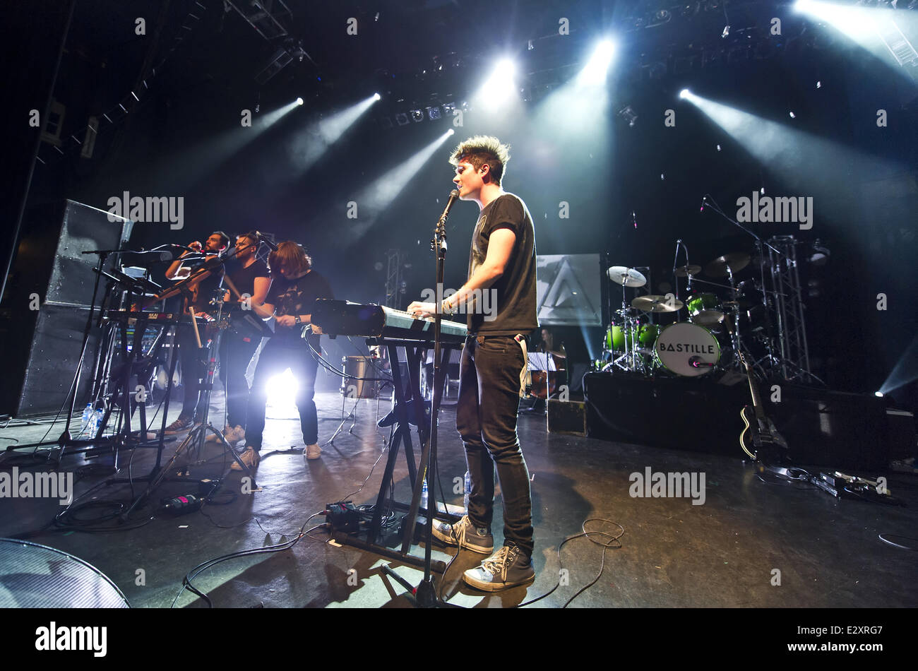 London based indiepop band Bastille performing live at Shepherds Bush