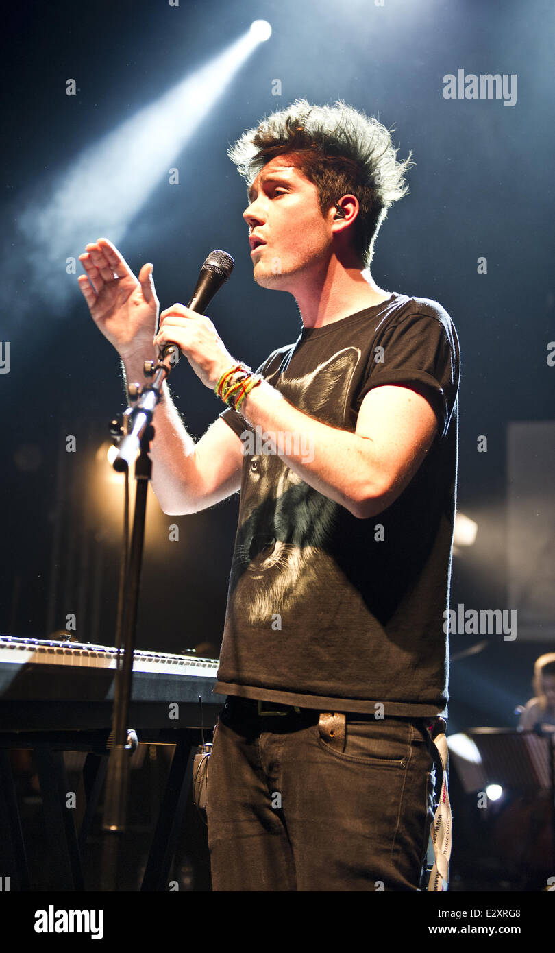 London based indiepop band Bastille performing live at Shepherds Bush