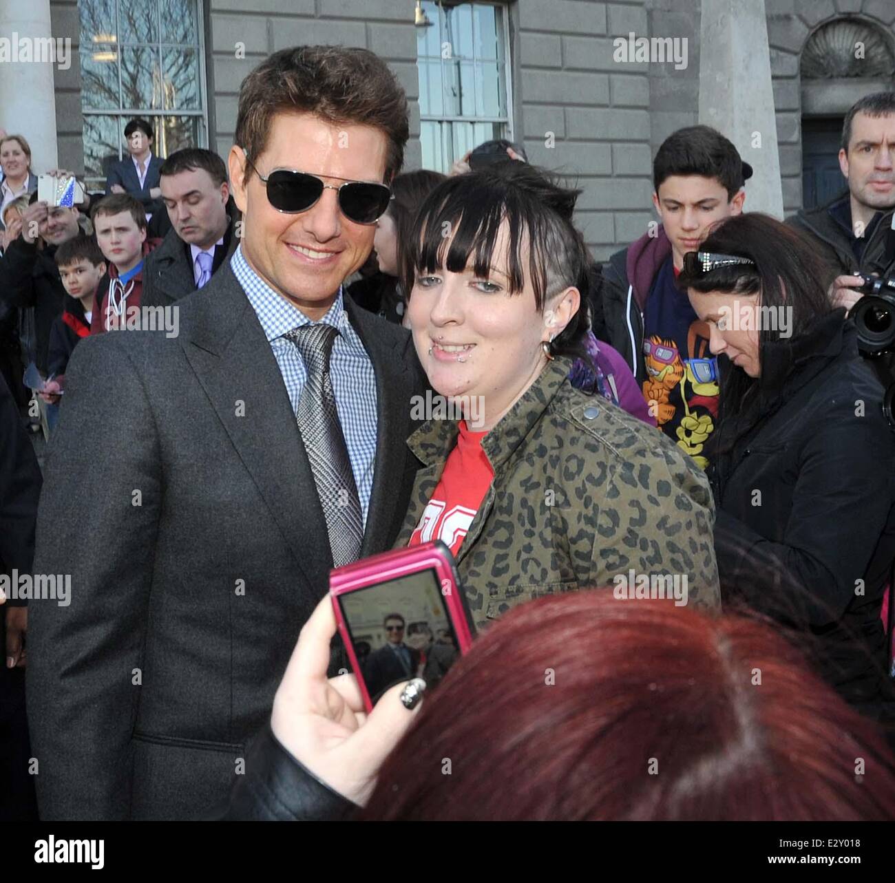 Cocktail reception held at Hugh Lane Gallery ahead of 'Oblivion' premiere  Featuring: Tom Cruise Where: Dublin, Ireland When: 03 Apr 2013  **Not available for publication in Irish Tabloids or Irish magazines** Stock Photo