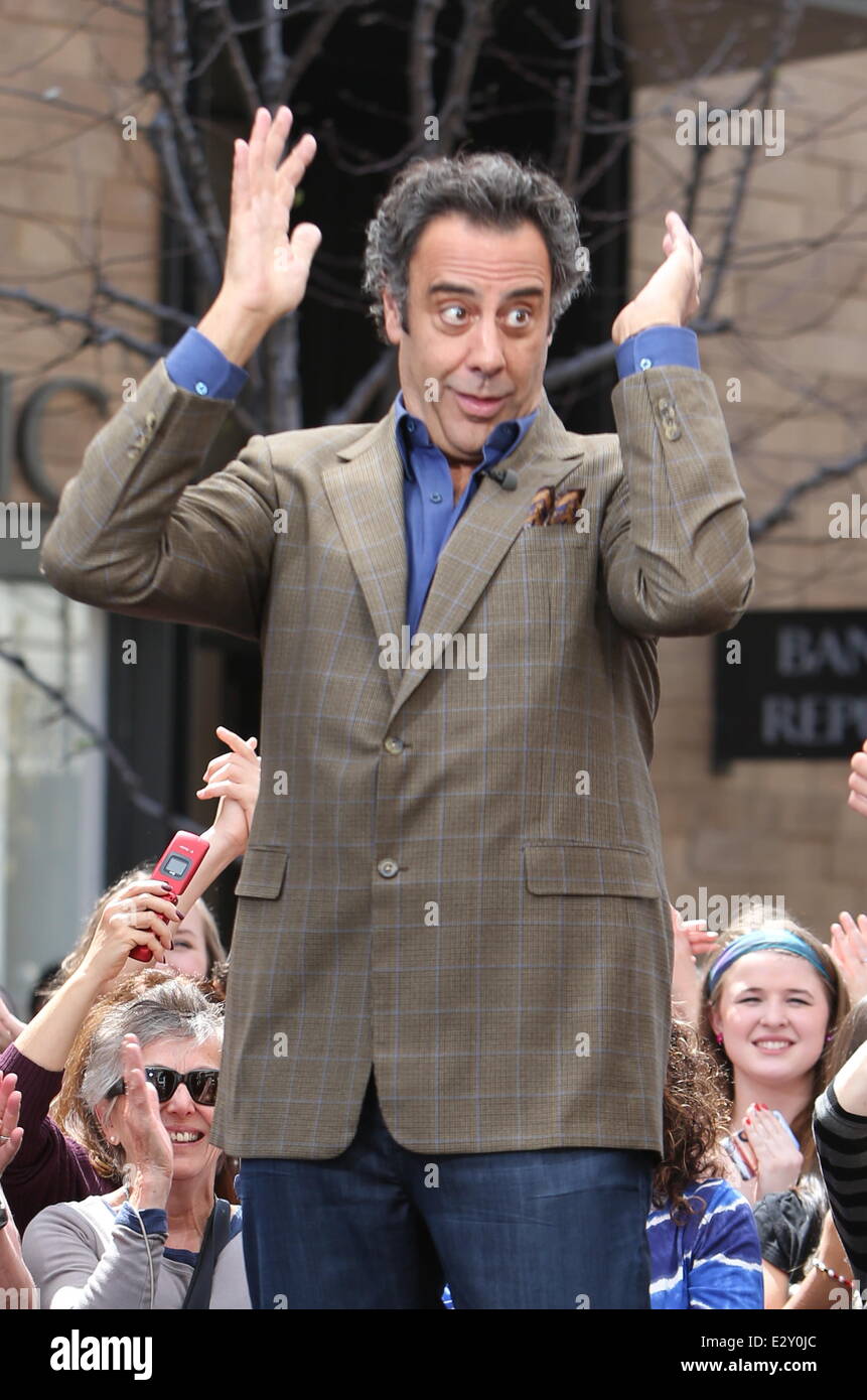 Brad Garrett is interviewed by Maria Menounos for television show