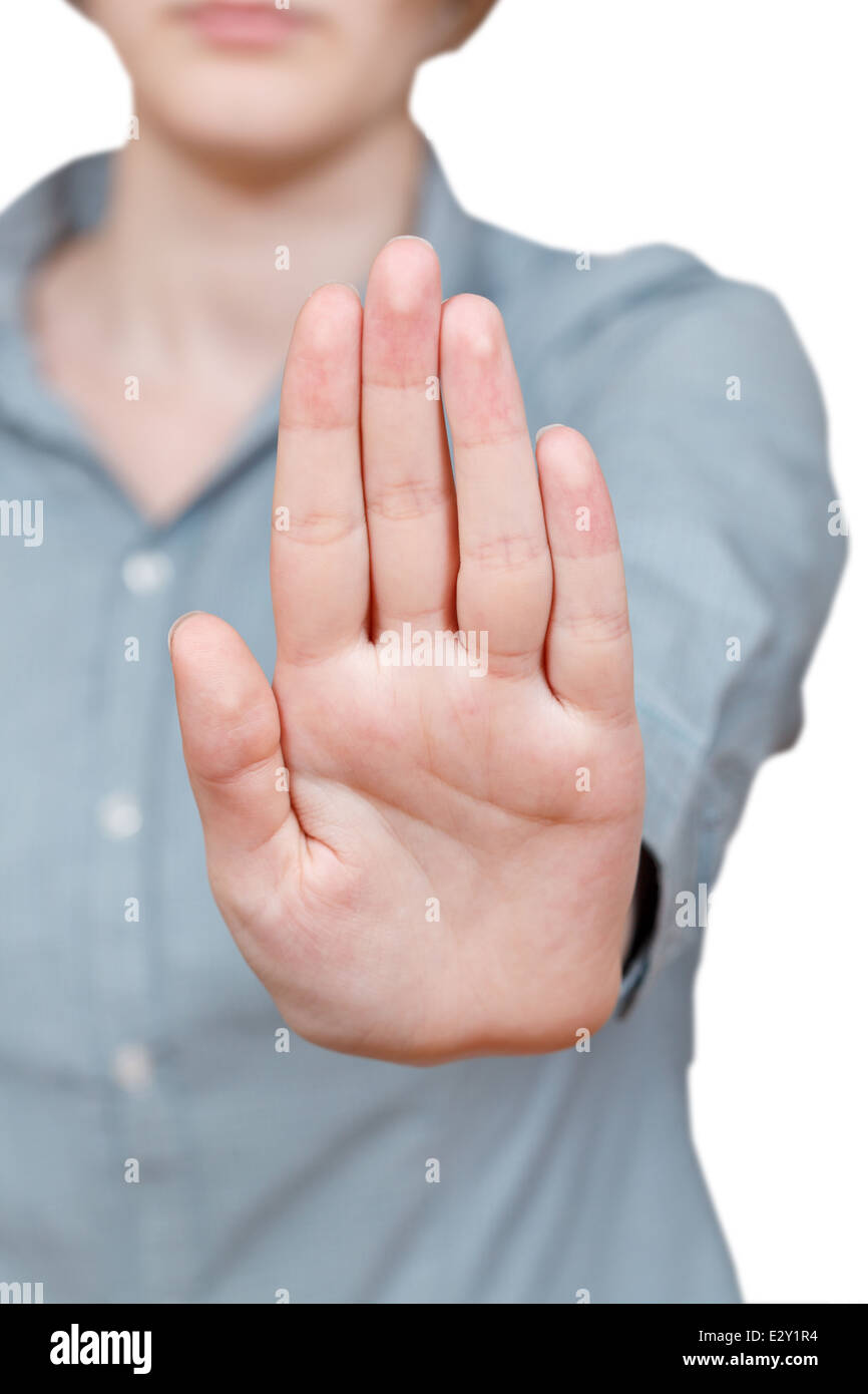 Hand stop hi-res stock photography and images - Alamy