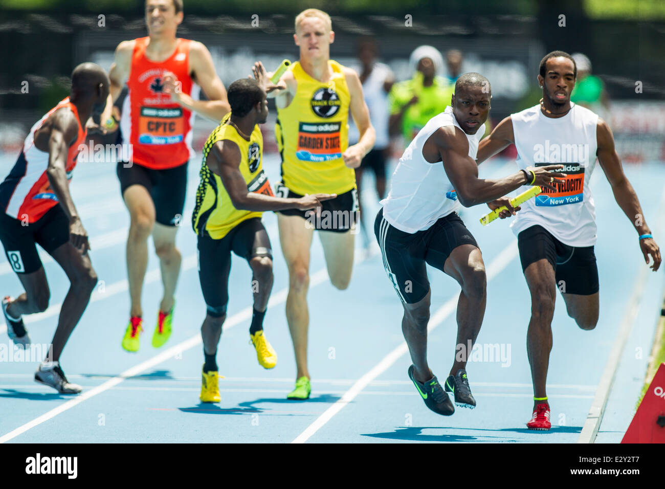 Men's Metro 4X400M Relay at the 2014 Adidas Track and Field Grand Prix