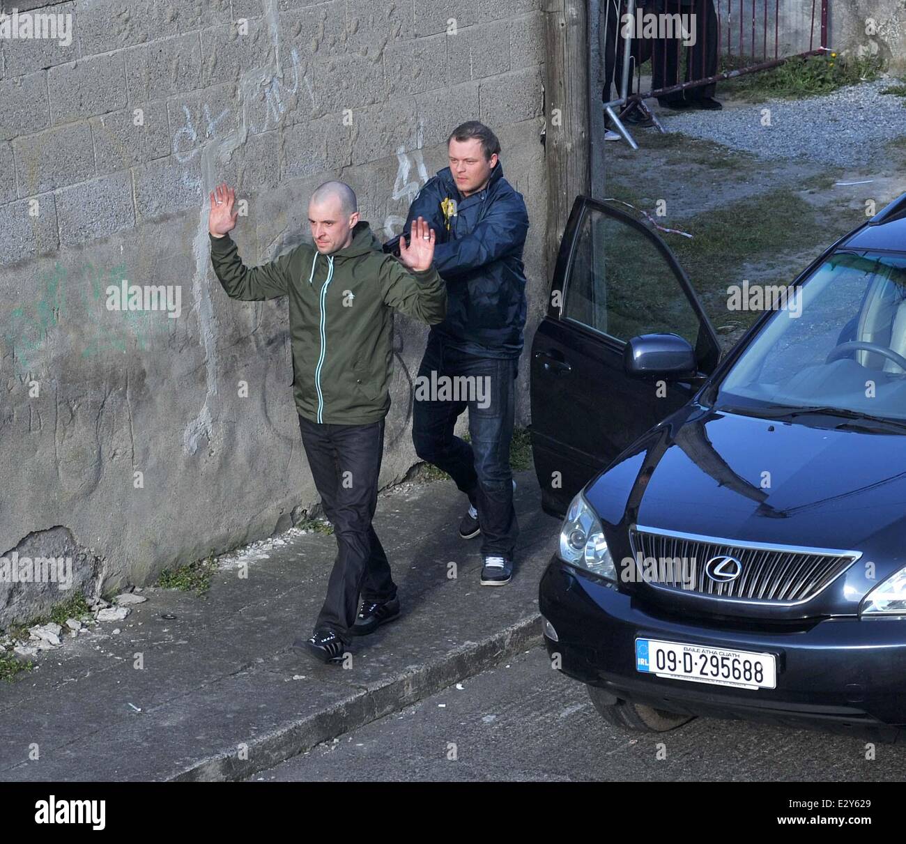 RTE drama Love/Hate filming on location. Love/Hate's Nidge ( Tom ...