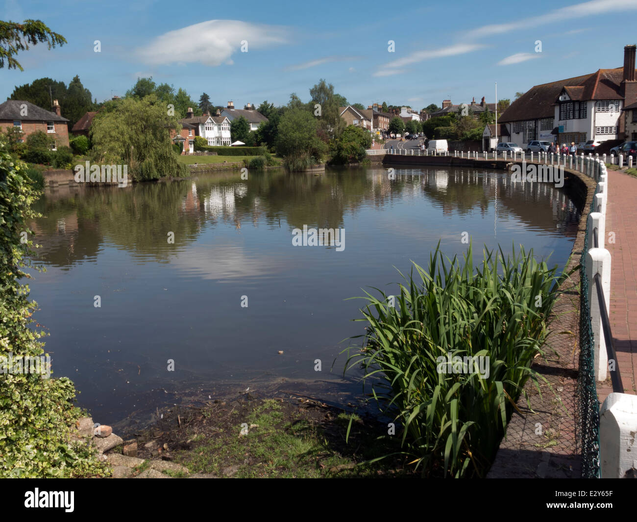 Lindfield Village Pond in West Sussex Stock Photo