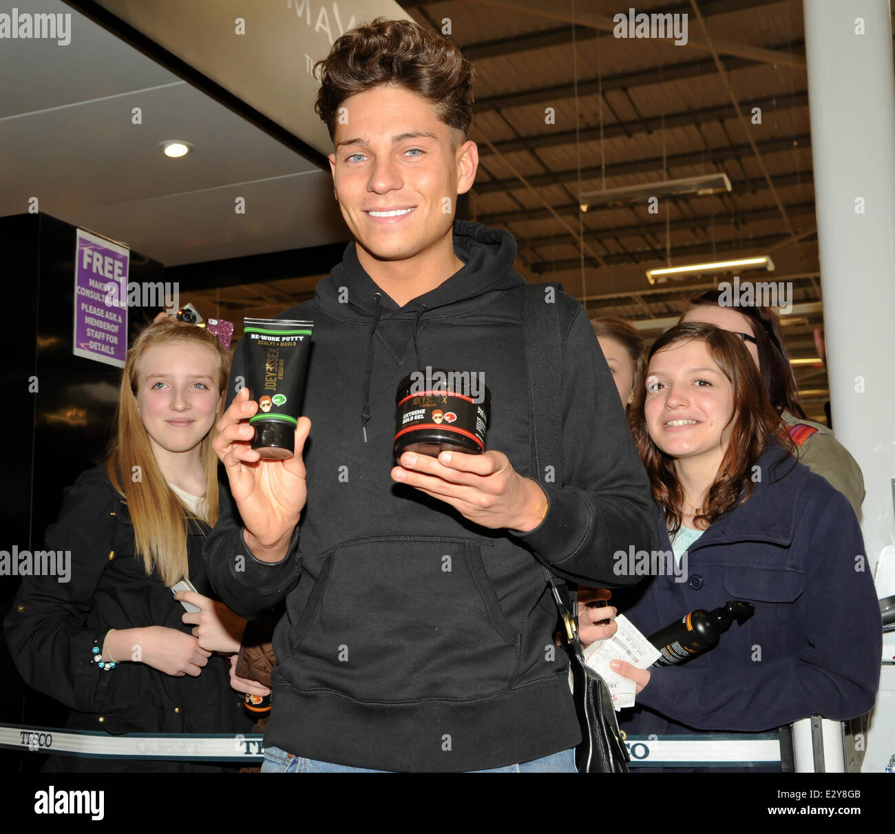 Joey Essex Launches His D Reem Hair Care Range For Tesco At The