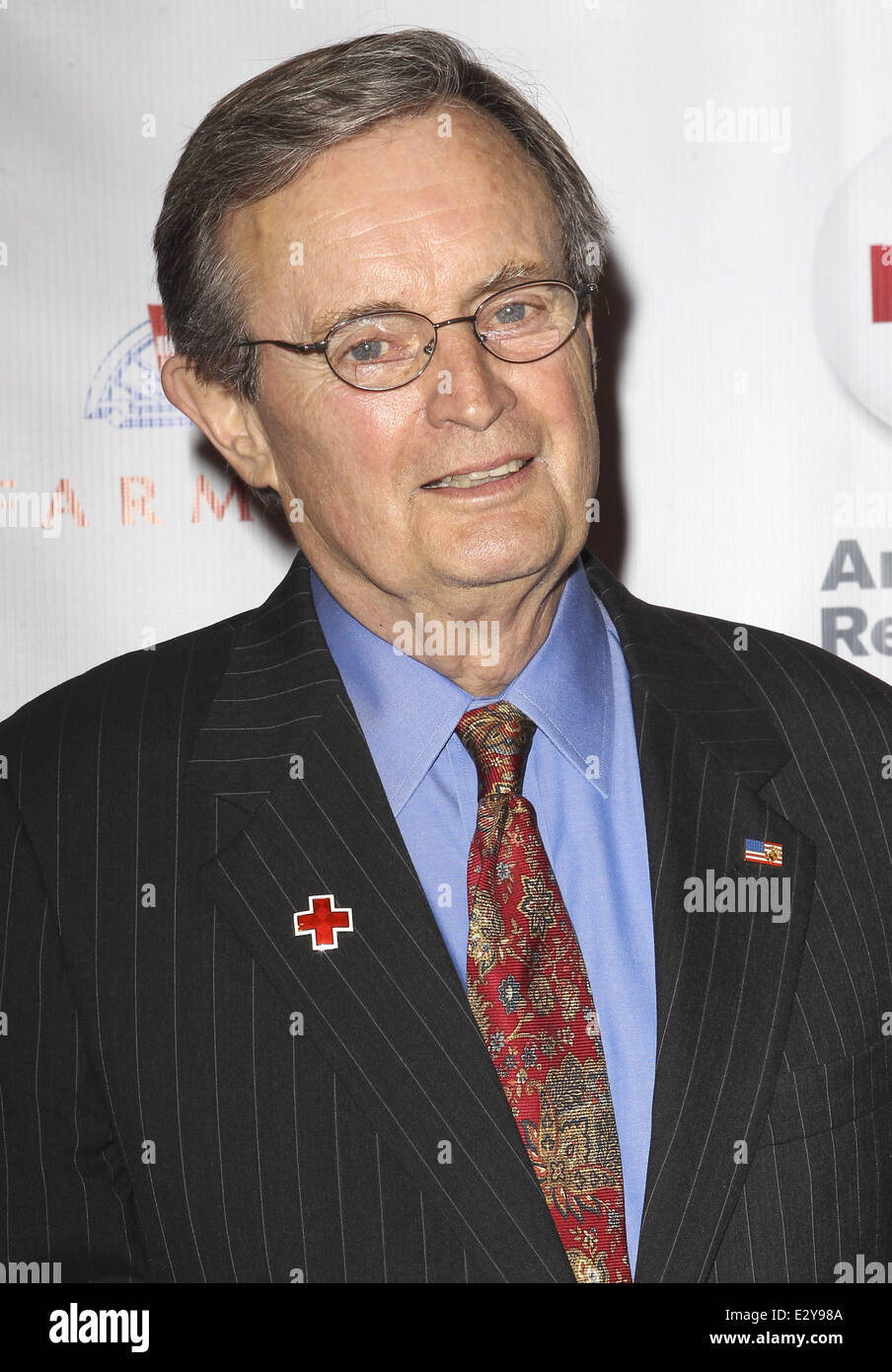 Members of the Armed Forces and the cast of 'NCIS' honoured at the 'Annual Red Cross Red Tie Affair' - Arrivals  Featuring: David McCallum Where: Santa Monica, California, United States When: 06 Apr 2013 Stock Photo