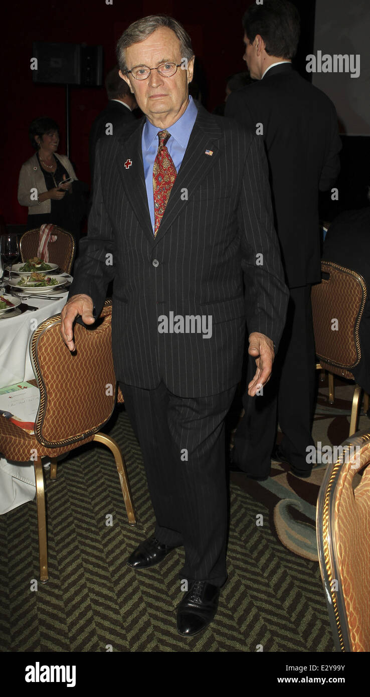 Members of the Armed Forces and the cast of 'NCIS' honoured at the 'Annual Red Cross Red Tie Affair' - Inside  Featuring: David McCallum Where: Santa Monica, California, United States When: 06 Apr 2013 Stock Photo