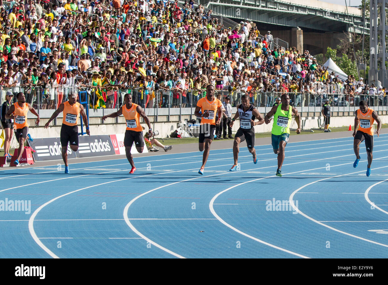 Jamaican track and field hires stock photography and images Alamy