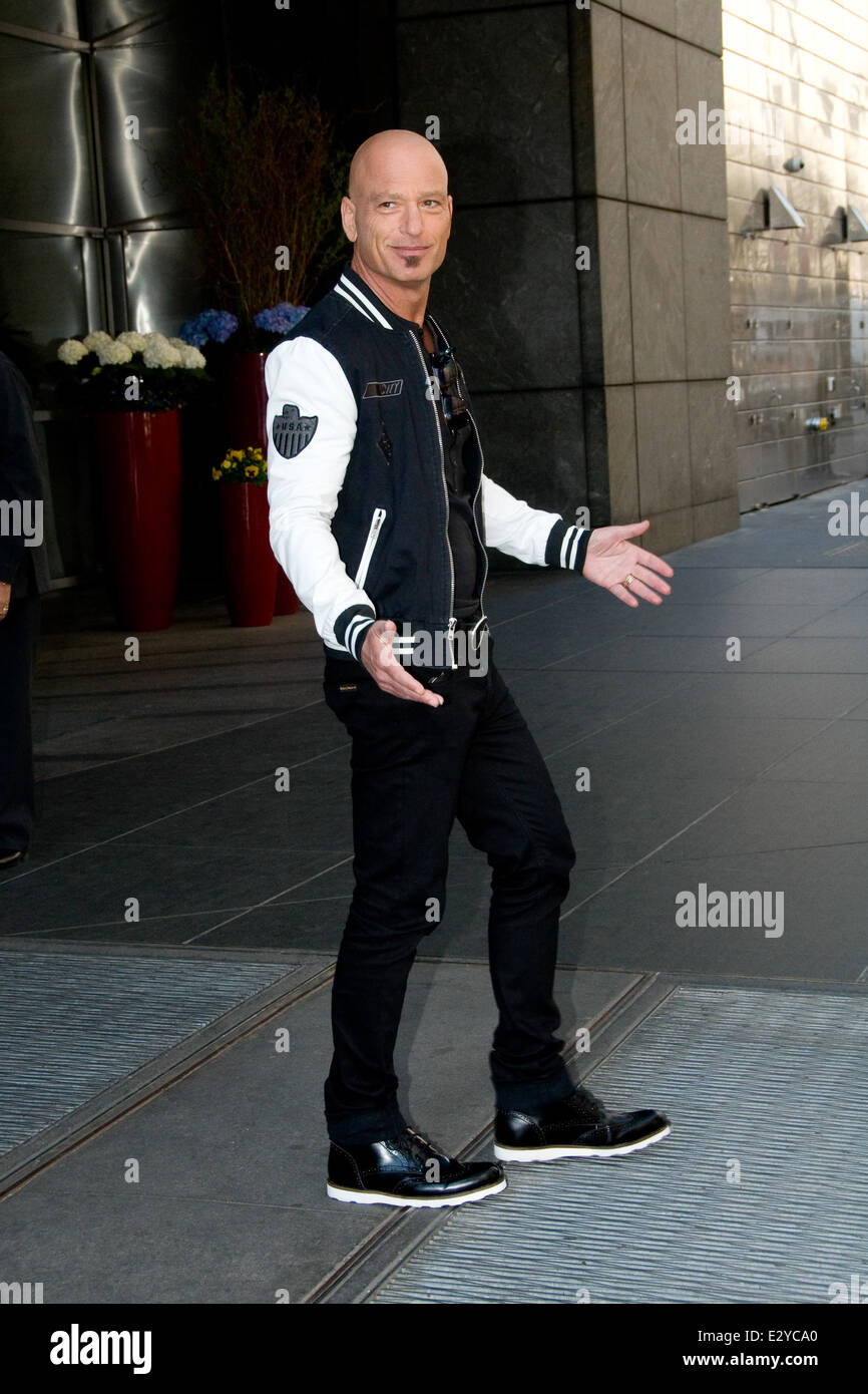 Howie Mandel seen exiting his Manhattan Hotel Featuring: Howie Mandel