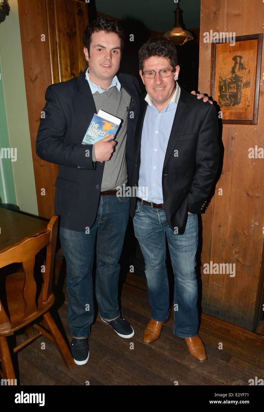 Guests attend the launch of Ben Cunningham's book 'The Longest Road' at
