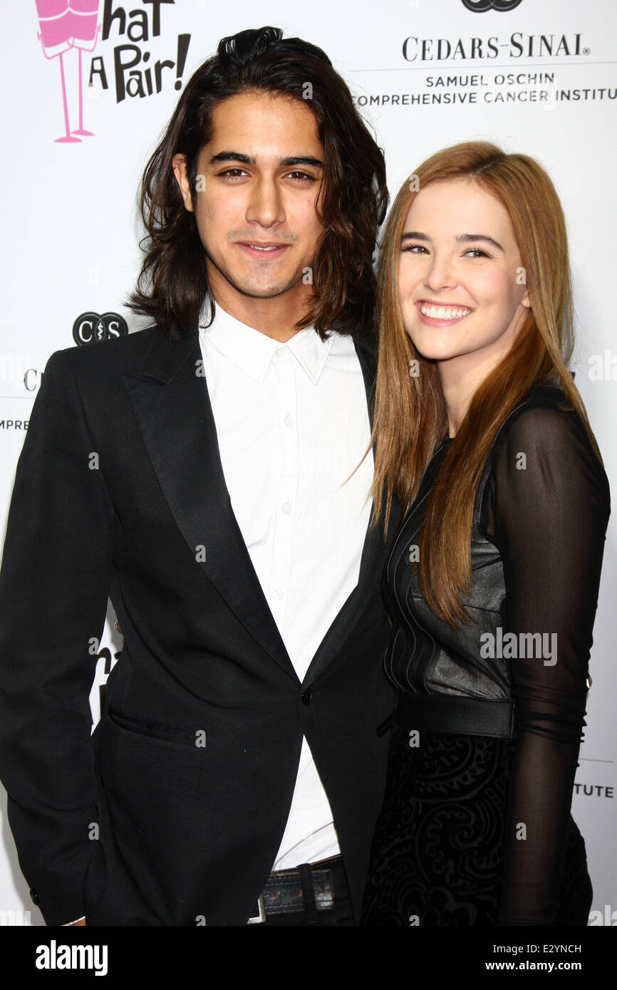 What A Pair! Benefit Concert at the The Broad Stage Featuring: Avan Jogia,Zoey  Deutch Where: Santa Monica, California, United Stock Photo - Alamy, image size:866x1390