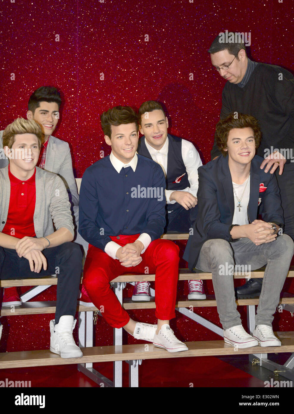 First shots of new wax figures of One Direction revealed at Madame