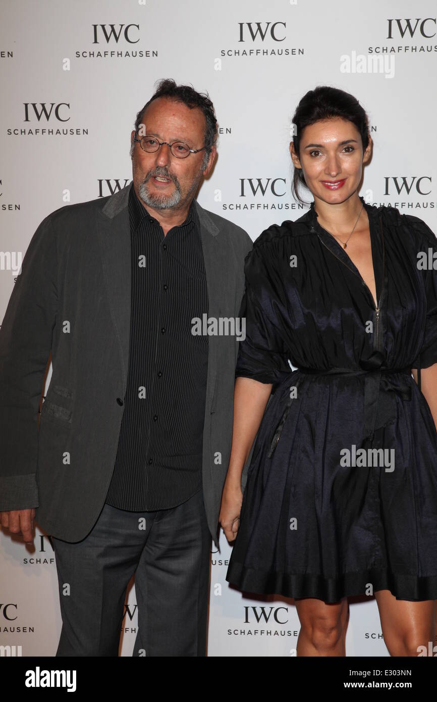 IWC And Tribeca Film Festival Celebrate 'For The Love Of Cinema' at Urban Zen  Featuring: Jean Reno,Nathalie Dyszkiewicz Where: New York City, New York , United States When: 18 Apr 2013 Stock Photo