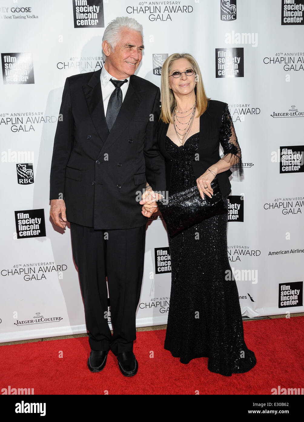 The Film Society Of Lincoln Center S 40th Annual Chaplin Award Gala Featuring James Brolin Barbara Streisand Where New York Stock Photo Alamy