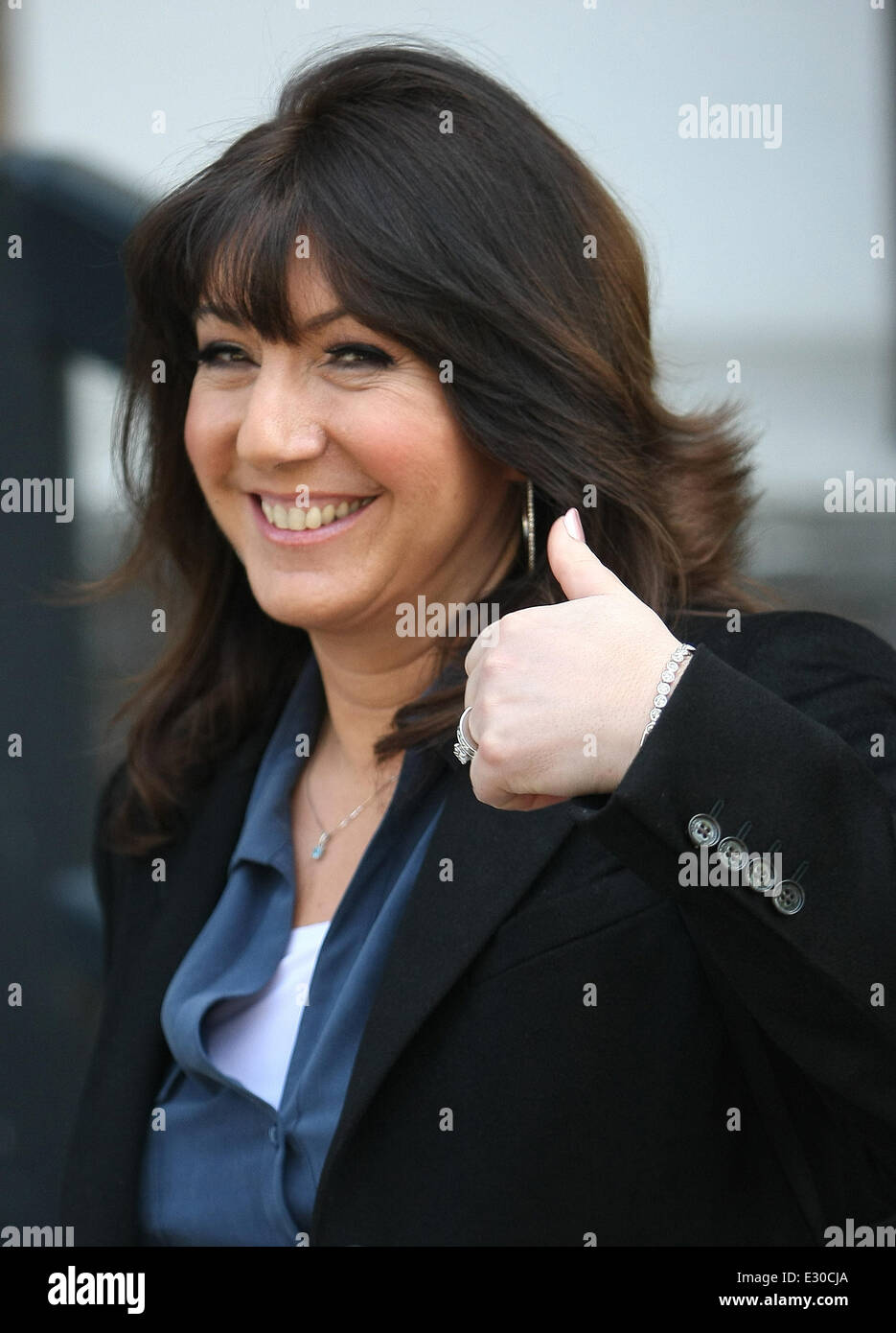 Celebrities outside the ITV Studios Featuring Jane Mcdonald Where