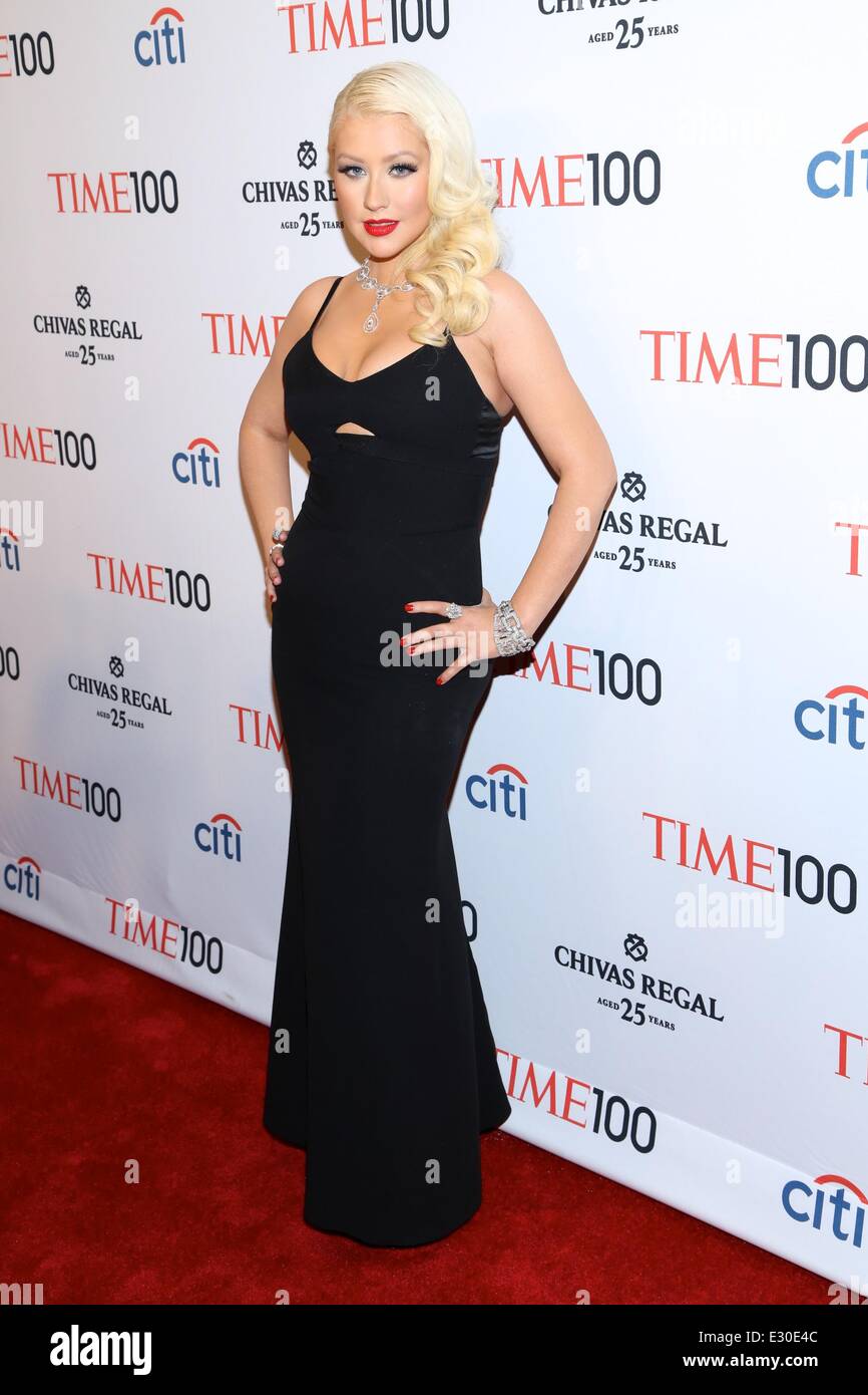 TIME 100 Gala TIME'S 100 Most Influential People In The World at Jazz at Lincoln Center- Inside Arrivals  Featuring: Christina A Stock Photo