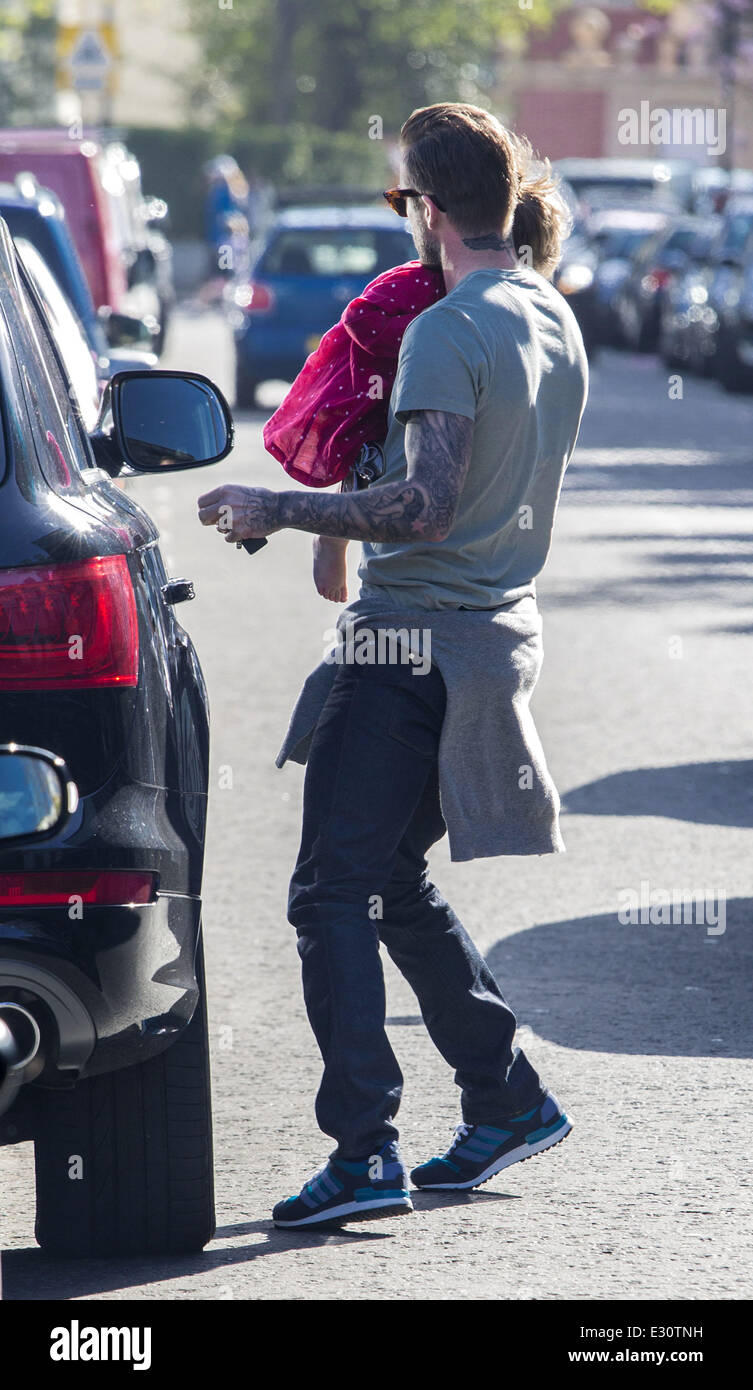 Harper Beckham Walking