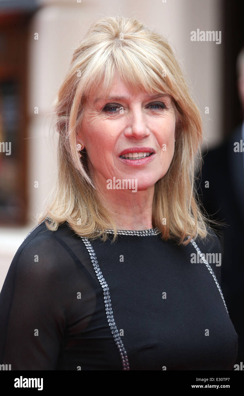 The Laurence Olivier Awards 2013 held at the Royal Opera House - Arrivals  Featuring: Selina Scott Where: London, United Kingdom Stock Photo