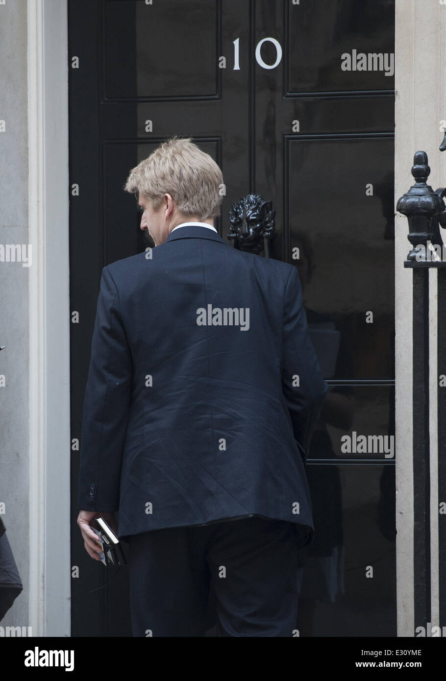 Jo Johnson, head of the Cabinet's policy unit arrives at 10 Downing Street  Featuring: Jo Johnson Where: London, United Kingdom When: 30 Apr 2013 Stock Photo