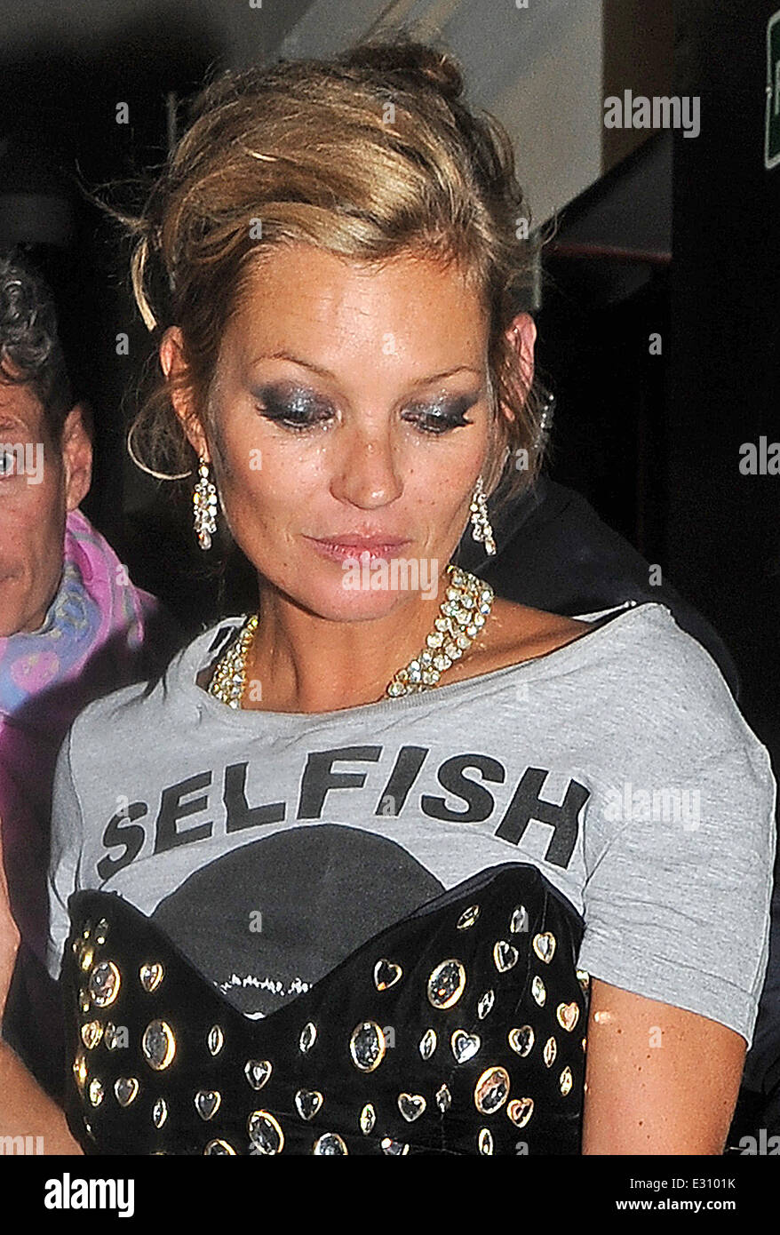 Kate Moss leaves The Box nightclub in Soho at 4.30 am with husband ...