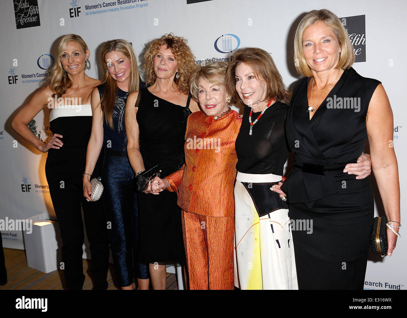 16th Annual EIF Women'’s Cancer Research Fund's 'An Unforgettable Evening' presented by Saks Fifth Avenue at the Beverly Wilshire Hotel  Featuring: Jaime Tisch,Quinn Ezralow,Kate Capshaw,Anne Douglas,Marion Laurie,Kelly Meyer Where: Los Angeles, CA, United States When: 02 May 2013 Stock Photo