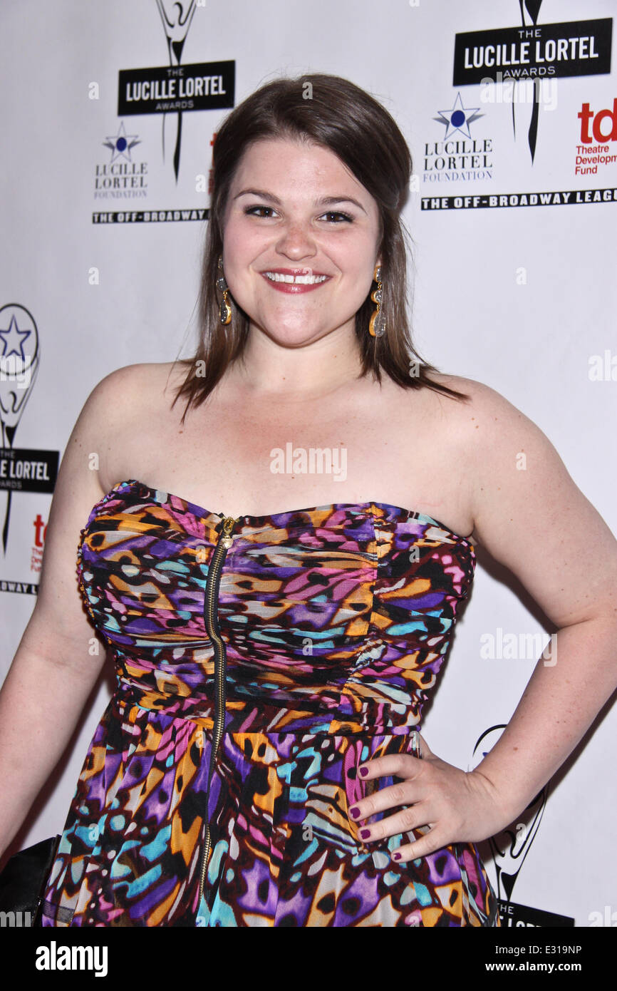 28th Annual Lucille Lortel Awards - Arrivals Featuring: Annie Funke ...