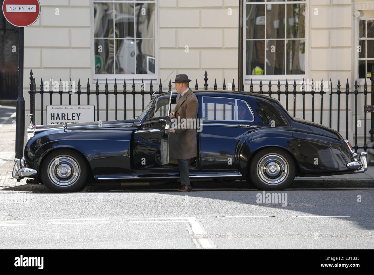 'Breathless' new ITV series filming in central London Featuring Shaun