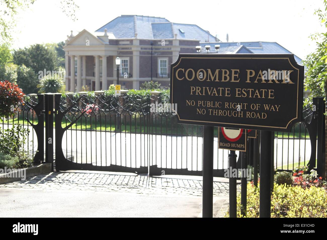 The entrance to the Coombe Park Estate in KingstonuponThames in