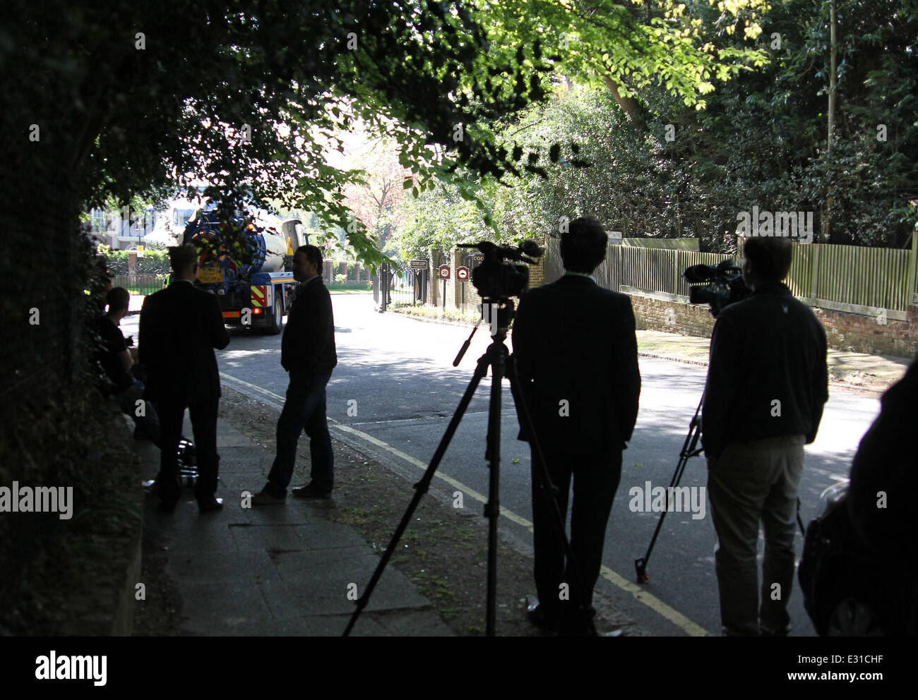 The entrance to the Coombe Park Estate in KingstonuponThames in