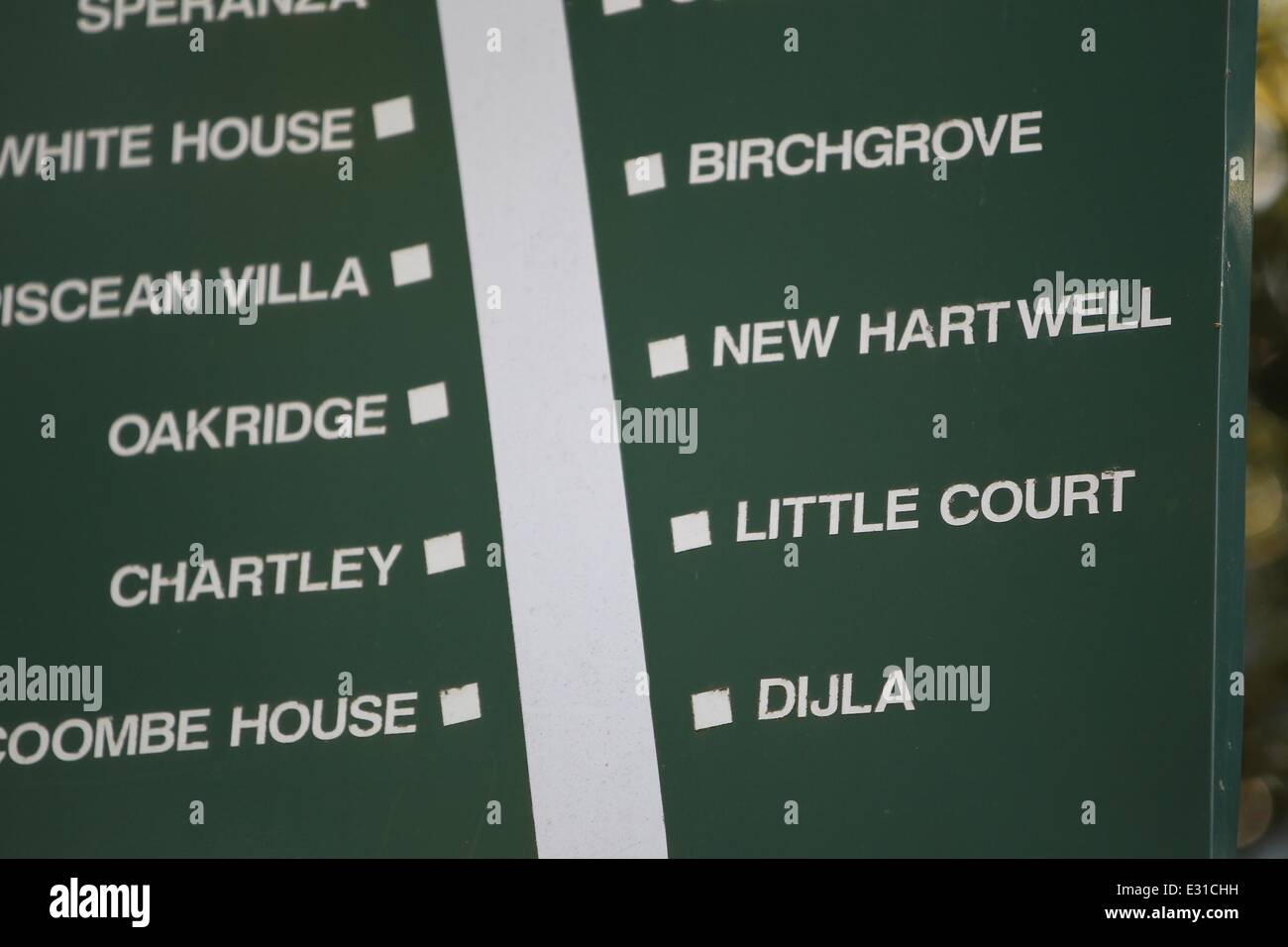 The entrance to the Coombe Park Estate in KingstonuponThames in