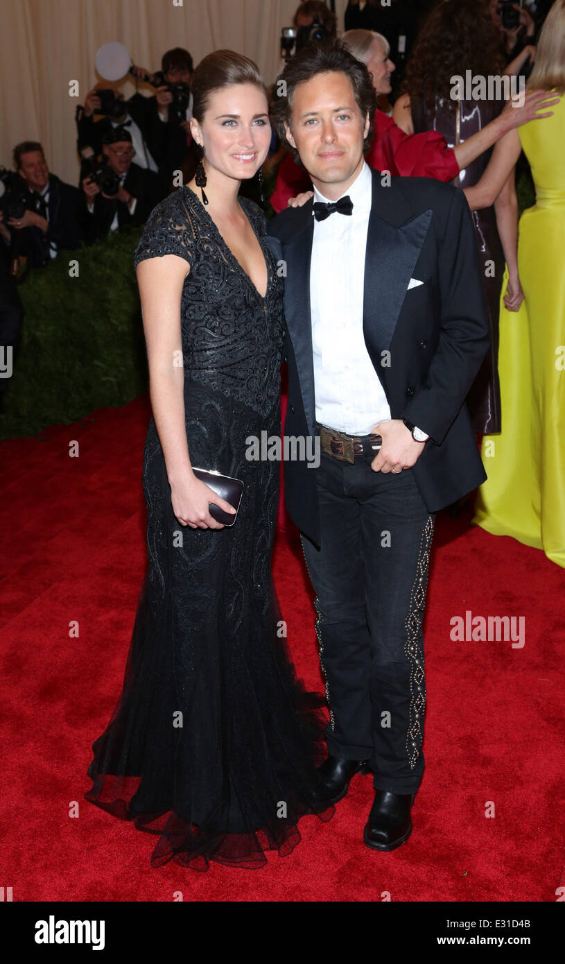 'PUNK: Chaos to Couture' Costume Institute Gala at The Metropolitan Museum of Art  Featuring: Lauren Bush,David Lauren Where: Ne Stock Photo