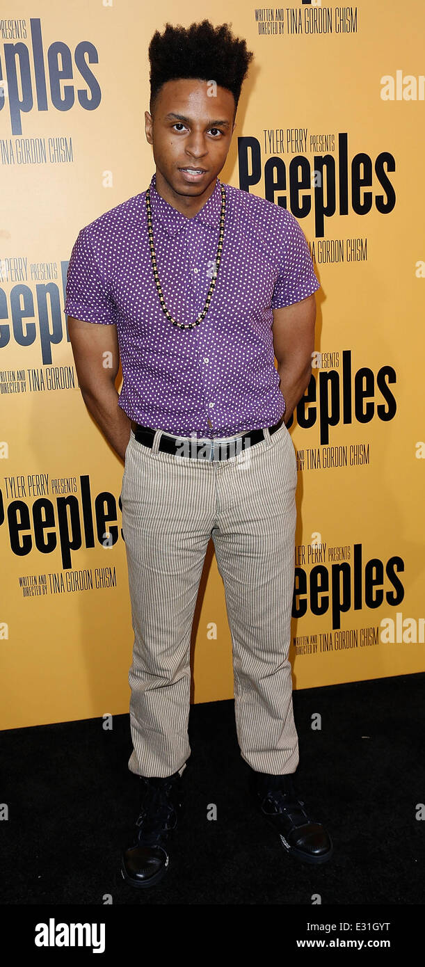 Premiere of 'Peeples' presented by Lionsgate Film and Tyler Perry at ArcLight Hollywood  Featuring: Davi Where: Hollywood, California, United States When: 08 May 2013 Stock Photo