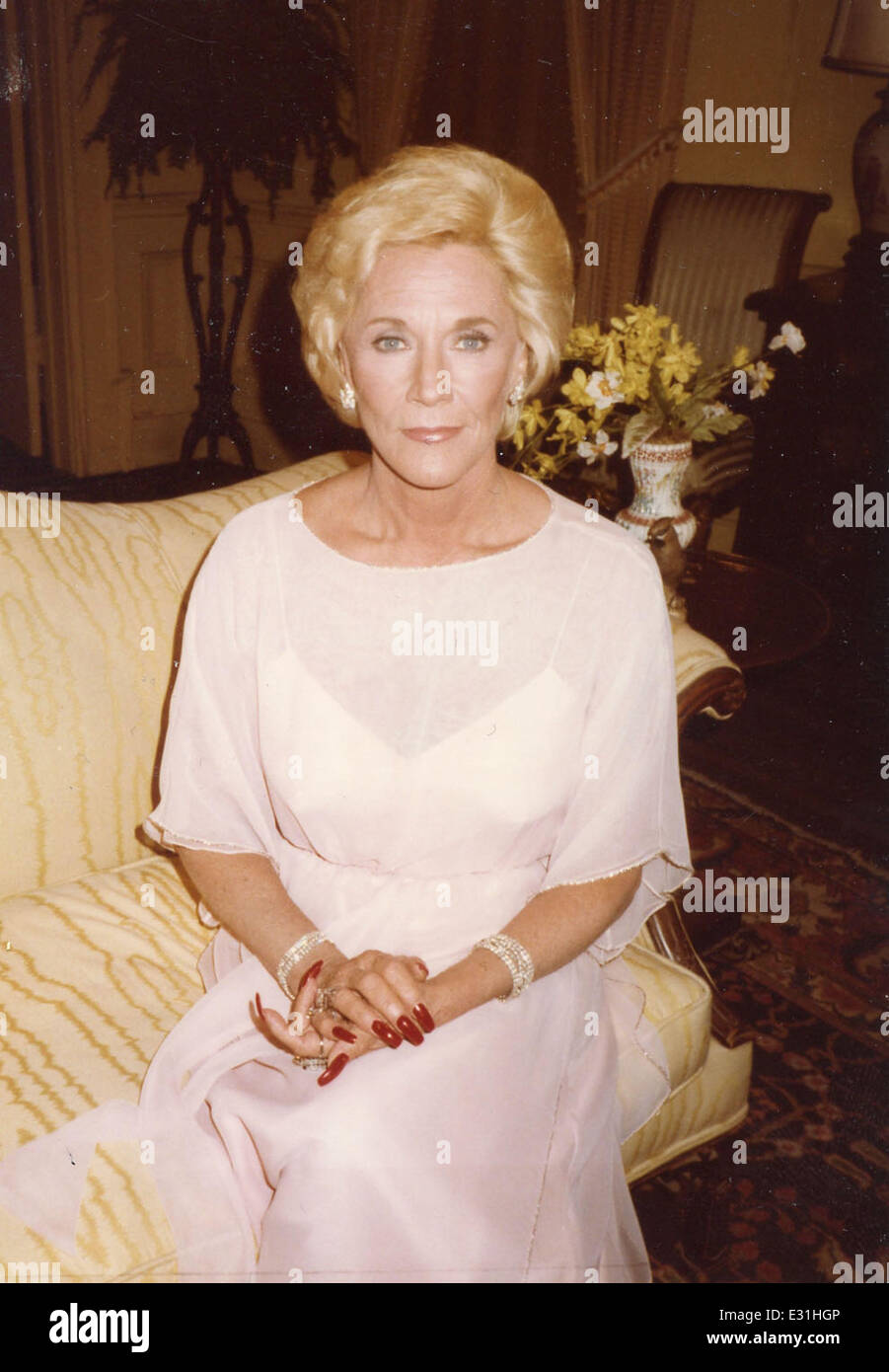 **File Photo** Jeanne Cooper, best known as matriarch Katherine Chancellor on CBS' daytime drama 'The Young and the Restless,' has died. She was 84.  Jeanne Cooper NY, NY 1985  Featuring: Jeanne Cooper Where: United States When: 09 May 2013 Stock Photo