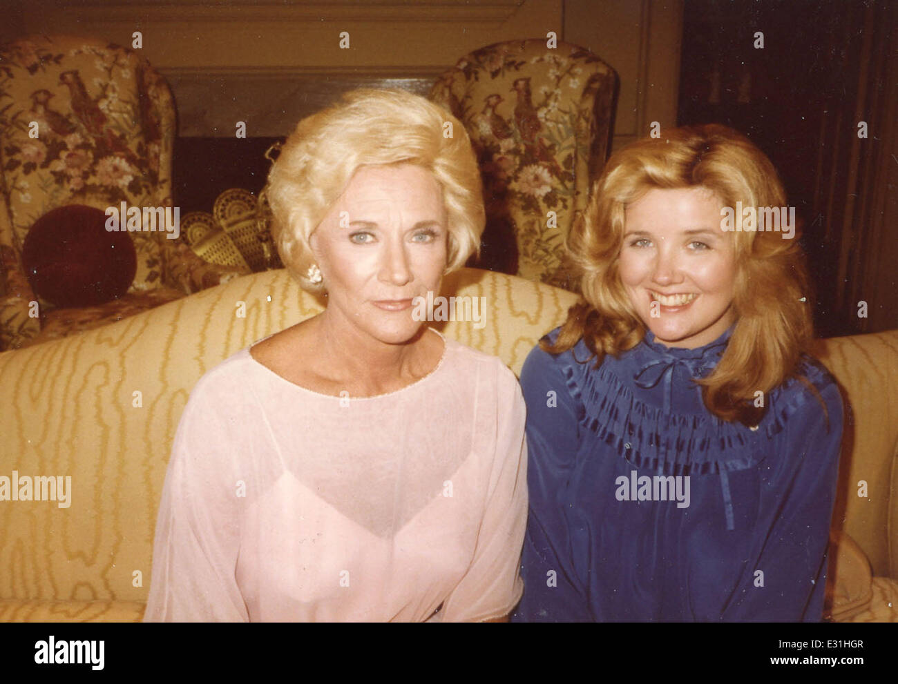 **File Photo** Jeanne Cooper, best known as matriarch Katherine Chancellor on CBS' daytime drama 'The Young and the Restless,' has died. She was 84.  Jeanne Cooper, Melody Thomas NY, NY 1985  Featuring: Jeanne Cooper Where: United States When: 09 May 2013 Stock Photo