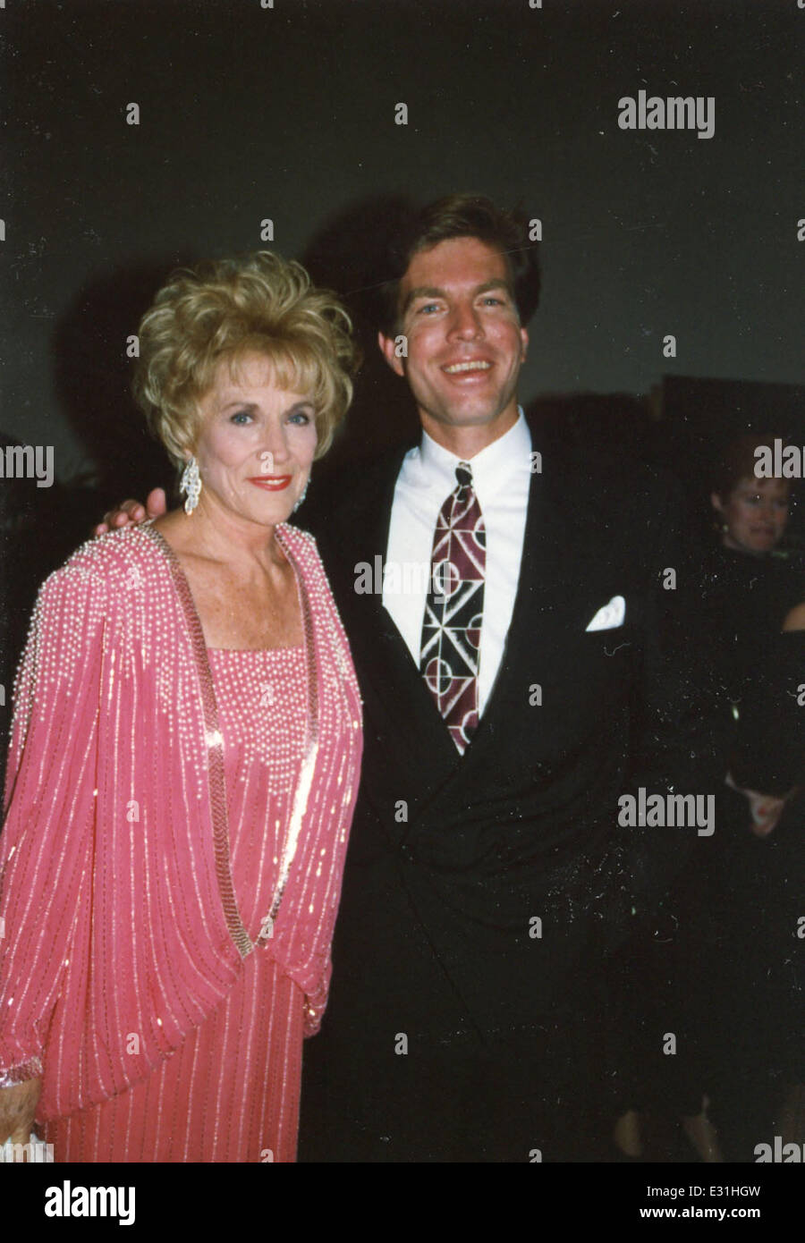 **File Photo** Jeanne Cooper, best known as matriarch Katherine Chancellor on CBS' daytime drama 'The Young and the Restless,' has died. She was 84.  Jeanne Cooper, Peter Bergman 1990  Featuring: Jeanne Cooper Where: United States When: 09 May 2013 Stock Photo