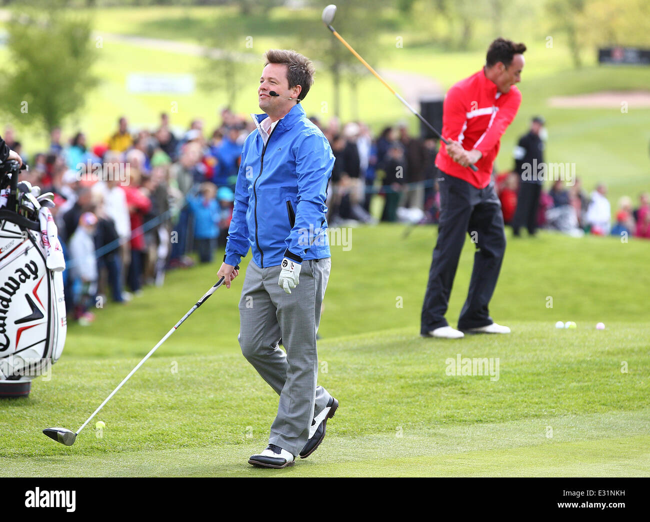 Celebrities compete in the Celebrity Cup Golf Tournament as part of