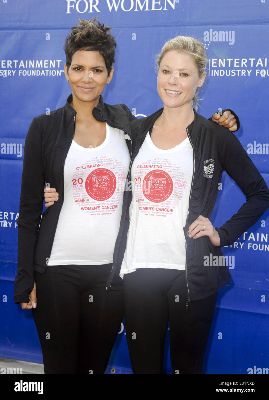 Celebrities attend the 20th Annual EIF Revlon Run/Walk for Women in Los Angeles at Los Angeles Memorial Coliseum at Exposition Park  Featuring: Halle Berry,Julie Bowen Where: Los Angeles, CA, United States When: 10 May 2013 NN.com Stock Photo