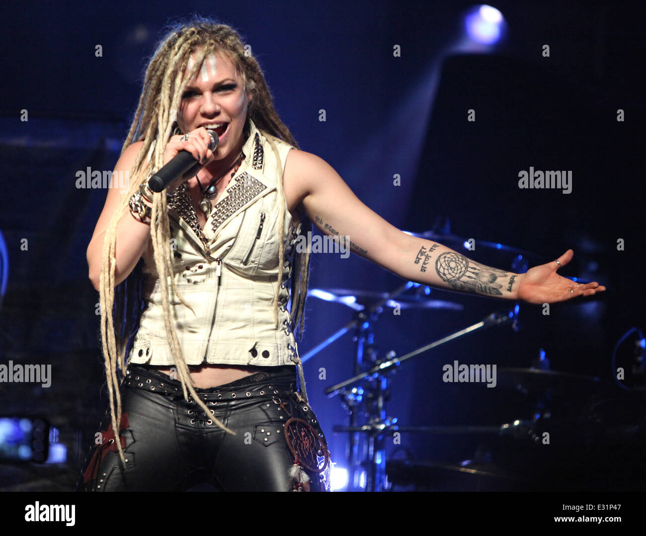 Canadian heavy metal band Kobra and the Lotus performing in Fot