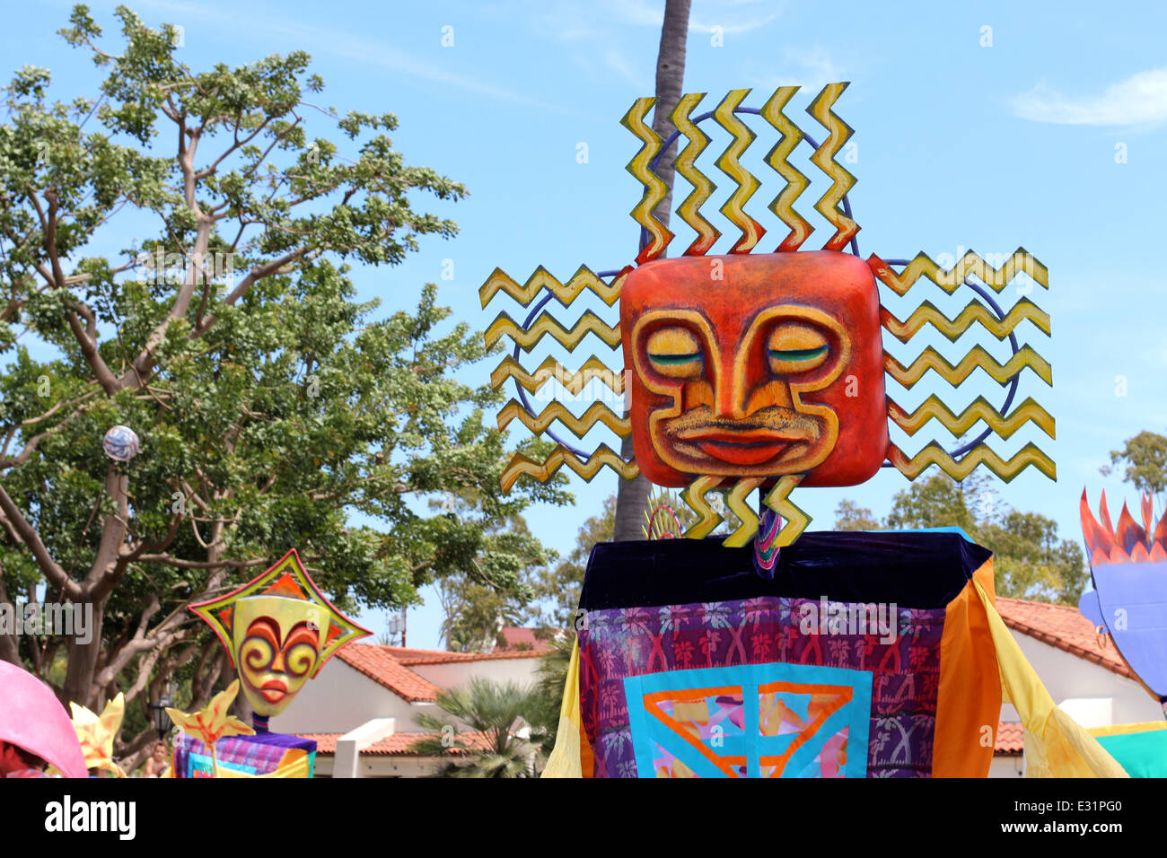 Summer Solstice Parade in Santa Barbara, California, USA Stock Photo