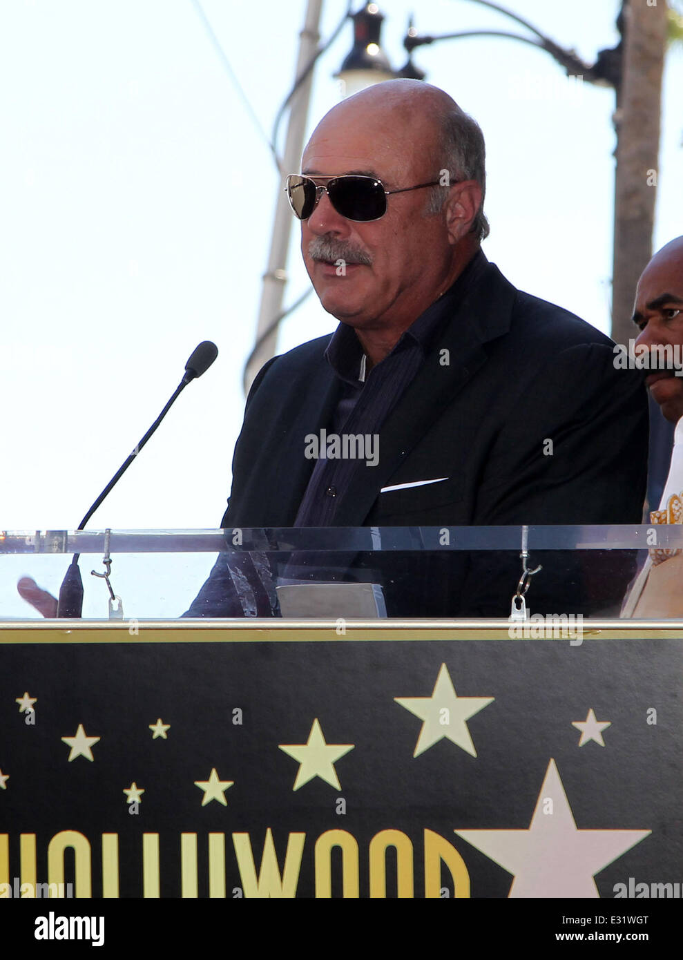 Steve Harvey is honoured with a star on the Hollywood Walk of Fame  Featuring: Dr. Phil McGraw Where: Los Angeles, California, United States When: 13 May 2013 Stock Photo
