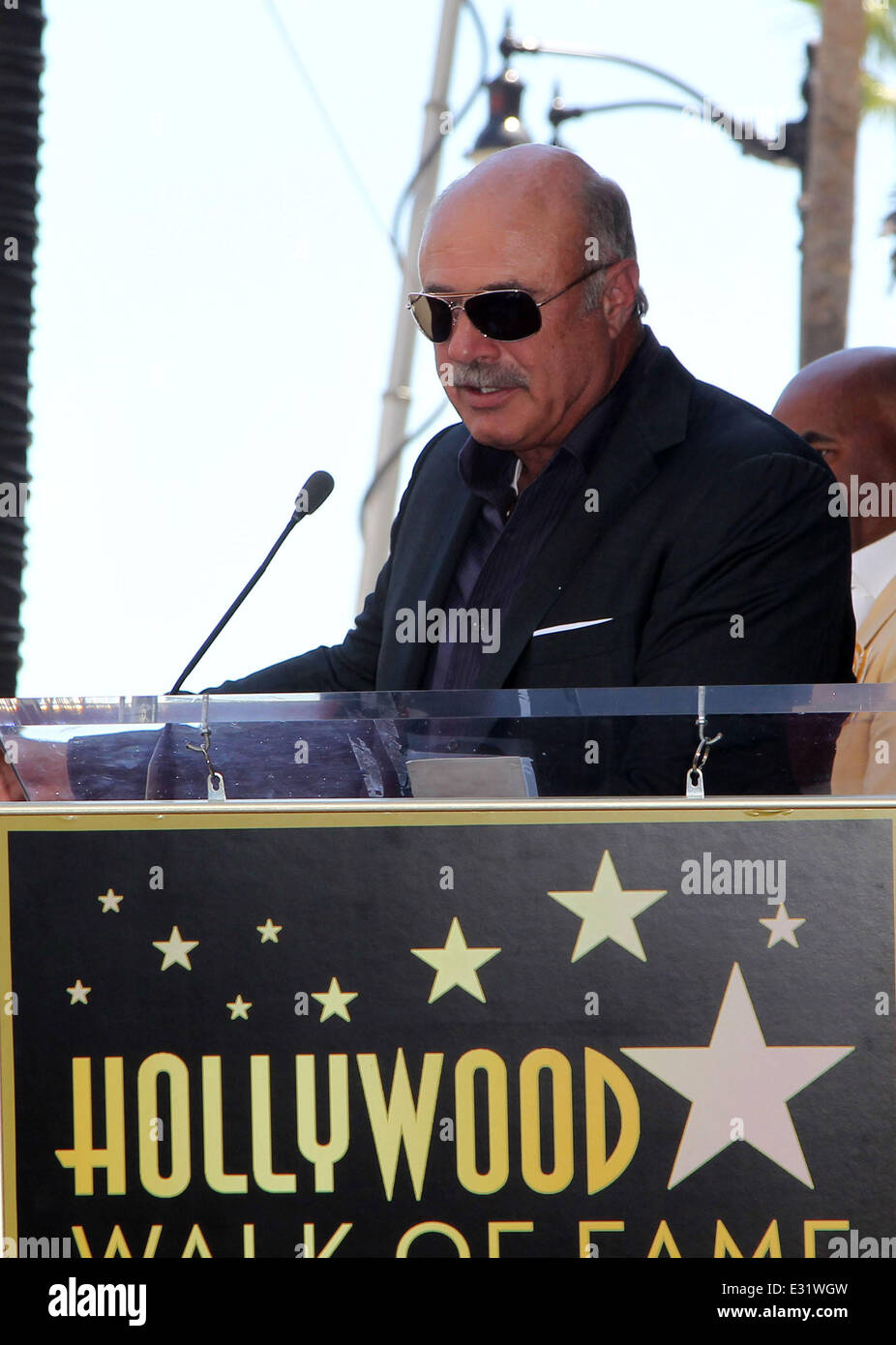 Steve Harvey is honoured with a star on the Hollywood Walk of Fame  Featuring: Dr. Phil McGraw Where: Los Angeles, California, U Stock Photo