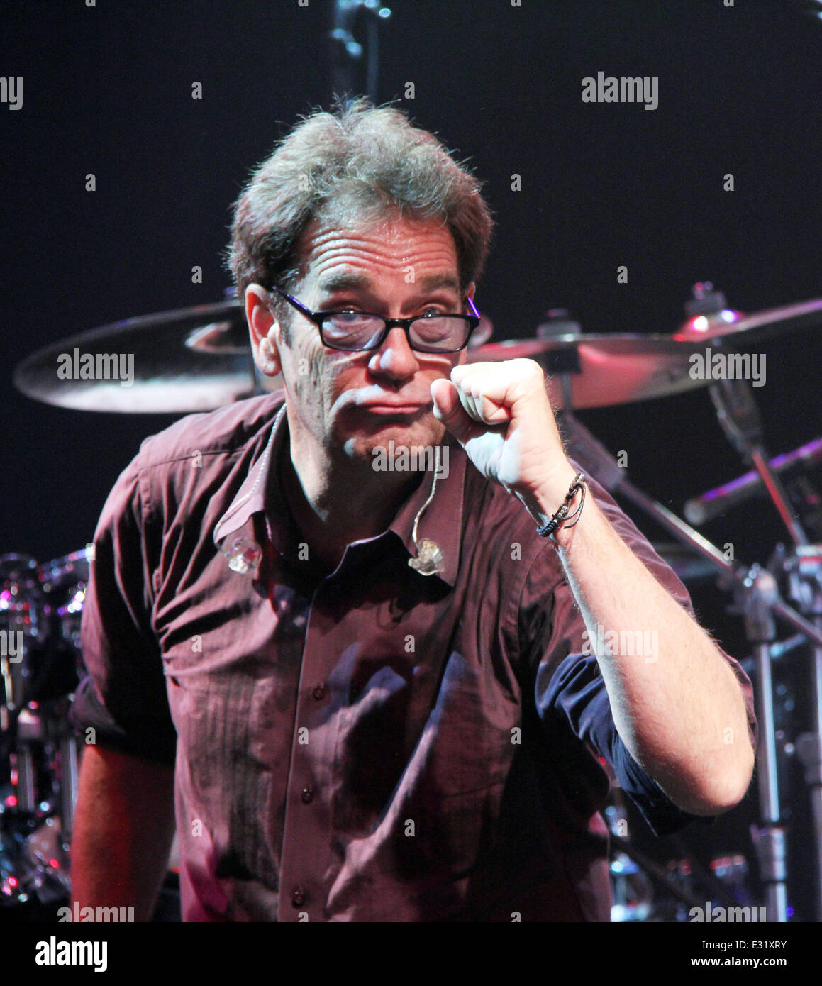 Huey Lewis and the News live in concert at Irving Plaza in New York