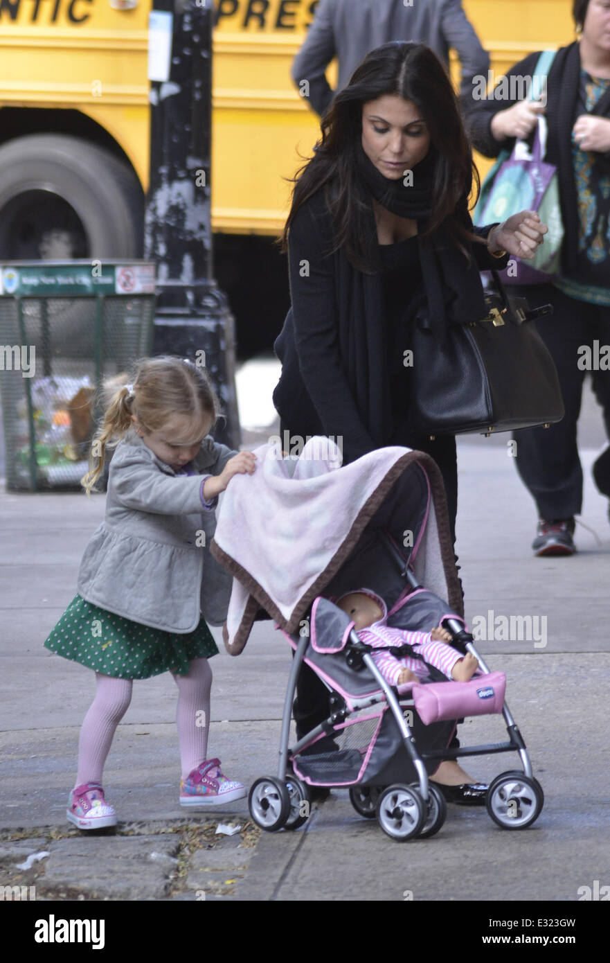 Bethenny Frankel takes her daughter Bryn Hoppy to the park and later go