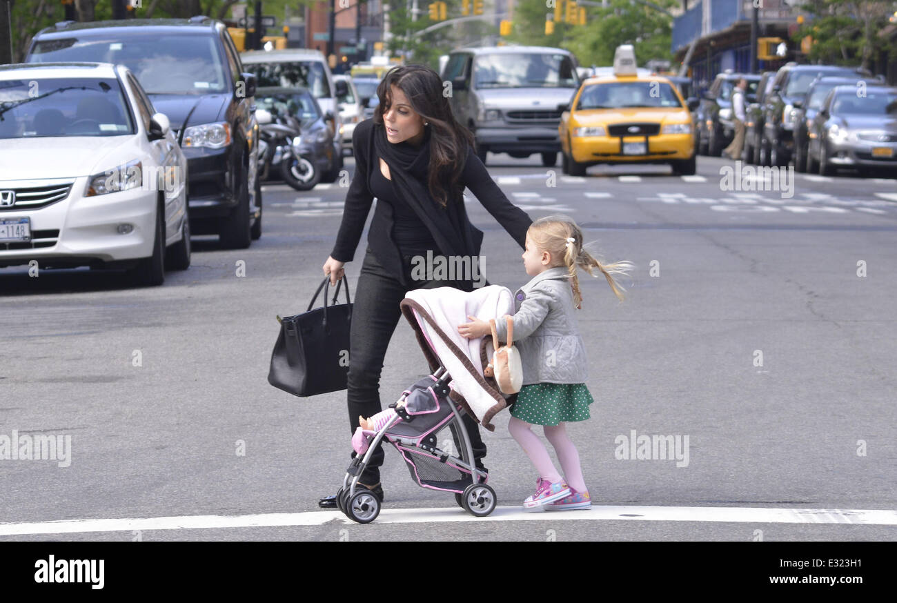 Bethenny Frankel takes her daughter Bryn Hoppy to the park and later go