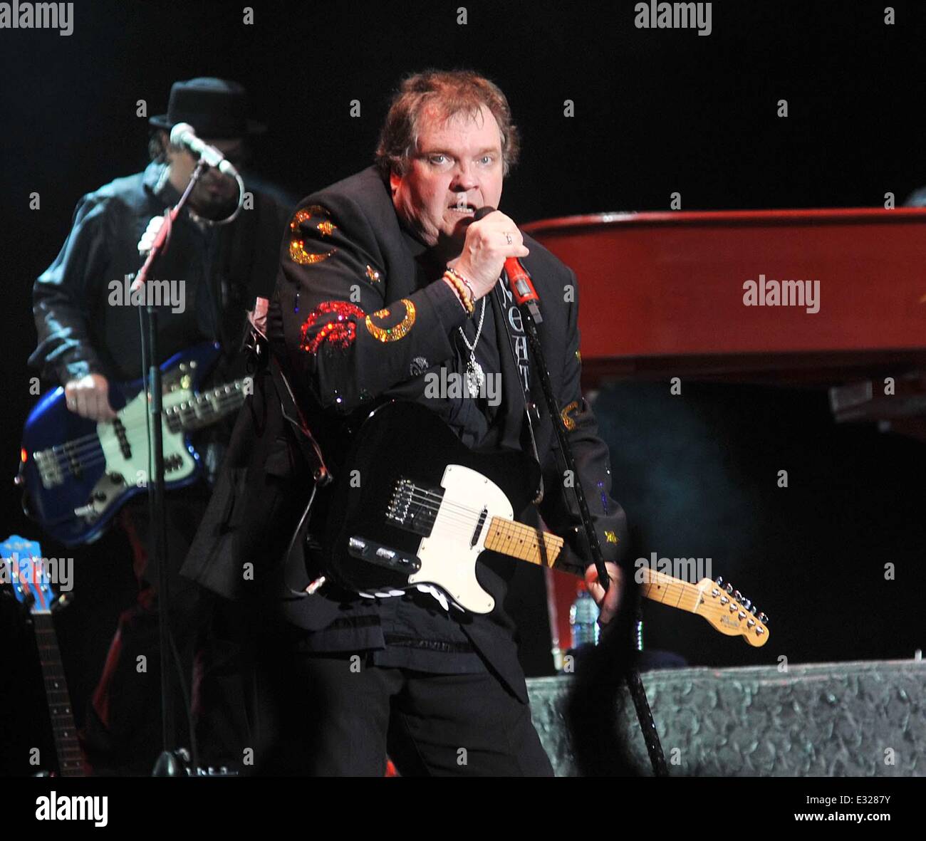 Meat Loaf performs during his 'The Farewell Tour' at The O2 Featuring