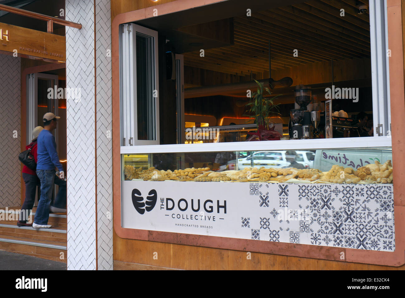 Dough collective, a bakers shop in Sydney's street,Sydney